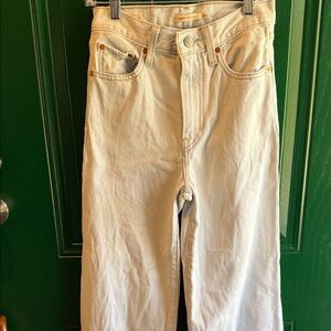 Levi's Women's Cream High Rise Jeans